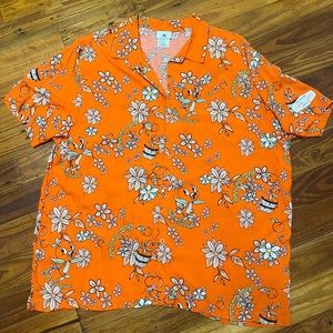 Disney “Orange Bird” Flower & Garden Festival Hawaiian Shirt